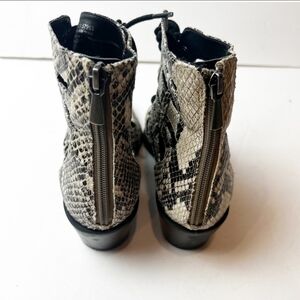 Snakeskin Ankle Boots